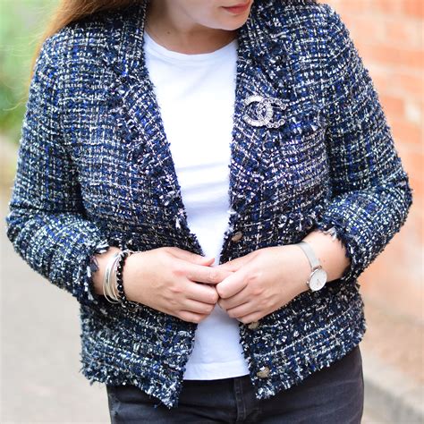 chanel tweed jacket 2023|chanel tweed jacket zara.